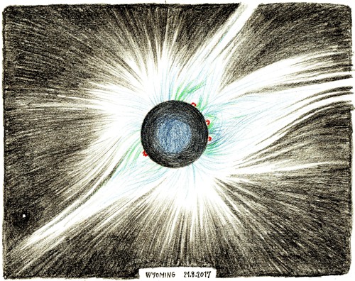 Zatmění Slunce – Wyoming 21. srpna 2017