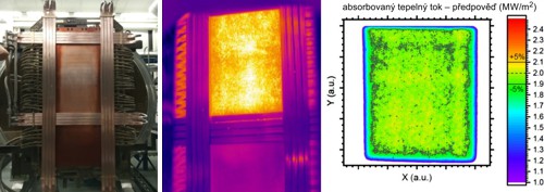 Měděný terč a jeho IR diagnostika