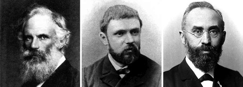 George Francis FitzGerald, Jules Henri Poincaré, Hendrik Antoon Lorentz